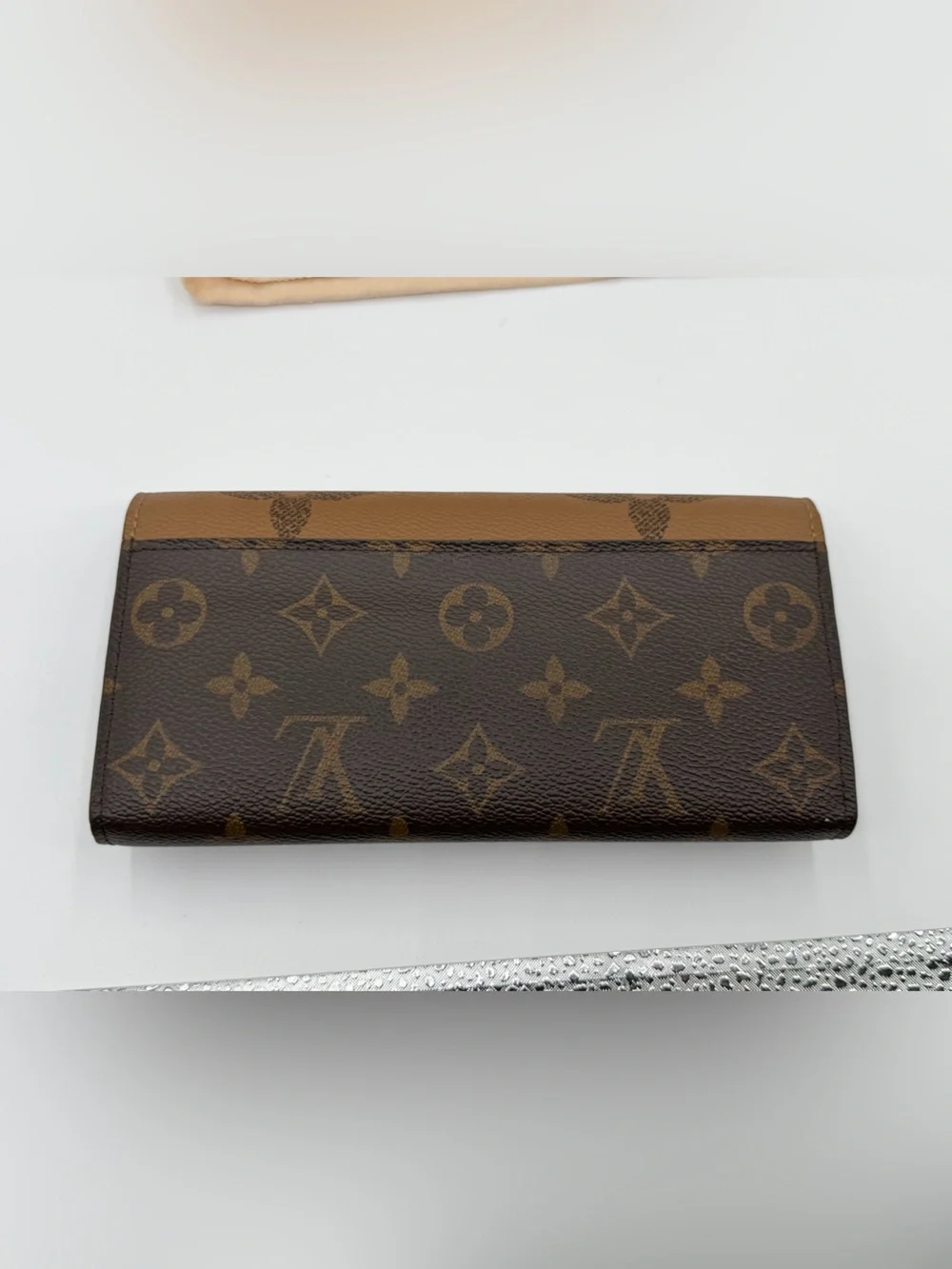 Louis Vuitton Sarah Reverse Giant Monogram Flap Wallet Excellent Condition W/COA - Picture 2 of 16
